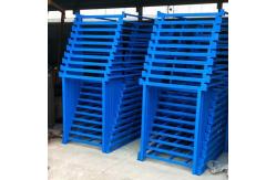 China Portable Steel Pallet Stacking Rack Folding Metal Pallet Box Stack Rack supplier