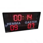 Black Iron Cabinet LED Football Scoreboard Easy Operation Different Color for sale