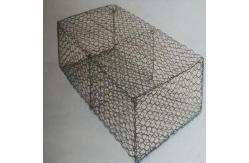 China Galvanized 2x1x1m 3mm Triple Twisted Wire Mesh Gabion supplier
