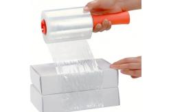 China Blue Stretch And Shrink Film Width 20cm / 50cm / 100cm Designed With Plastic Handle supplier