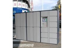 China Metal Storage Barcode / Electronic Laundry Locker , School Student Gym Intelligent Lockers supplier