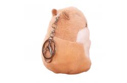 China Chubby Hamster Plush Keychain Bag Pendant Birthday Present Mini Plush Doll supplier