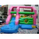 Children Sport Inflatable Bouncer Slide , 6Lx4Wx3.5H Velcro Printing Slides for sale