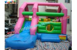 China Children Sport Inflatable Bouncer Slide , 6Lx4Wx3.5H Velcro Printing Slides supplier