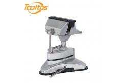 China Tooltos 360° Silver Rotating Vacuum Bench Vise For Jewelry supplier