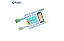 China Tactile Two Tails Waterproof Membrane Touch Switch With LCD Window supplier