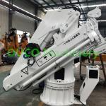 1t 10m folding portable Knuckle Boom Marine Cranes for sale