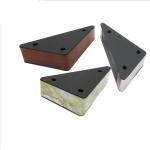 Wood Color Plastic Sofa Legs L180*W120*H45mm For Stainess Steel Sofa for sale