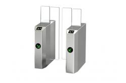 China RS485 TCP IP Glass Barrier Gate DC24V BLDC Turnstile Entrance Gates supplier