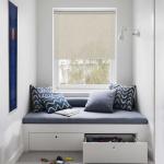 Jacquard Blackout Roller Blind Fabric PVC Coated Polyester Blinds Fabric White Coated Blackout Roller Fabric for sale