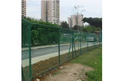 China Black Hot Dipped Chain Link Mesh Fencing 2.5m Height 9 Gauge supplier