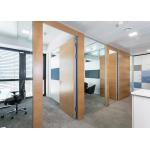 90mm And 108mm Double Glass For Premium Spaces Privacy And Style Combined Glass Partition Wall for sale
