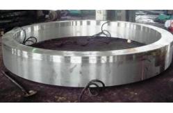 China cement rotary kiln tyre and cement kiln parts and forging riding ring supplier