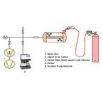 AC220V Helium Vacuum Leak Detector Sniffer And Spray Gun  50Hz/60Hz for sale