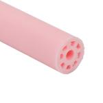 Pink Red PP Profile Corrosion Resistant Rigid PVC Extrusion Tubes for sale