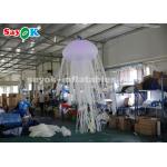 1.5m Glowing with 16 Colors Inflatable Hanging Jellyfish For Rental Business for sale