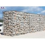 Rigid Galfan Welded Gabion Box 4mm Metal Mesh Weather Proof Unique Design for sale