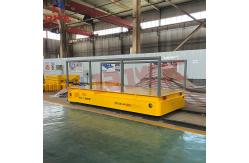 China 20 Tons battery power supply trolley coil track transfer platform supplier