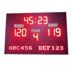 7 Segments Digital Basketball Scoreboard , University Score Clocks For Basketball for sale