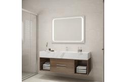 China Compact Wall Mounted Lighted Makeup Mirror Customized High Visibility supplier