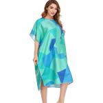 Jacquard Hooded Poncho Beach Towel Quick Dry For Adults for sale