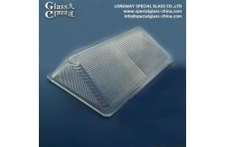 China High Clarity Borosilicate Glass Lamp Cover For Industrial Light supplier