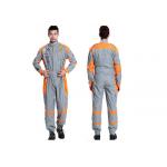 Waterproof Long Sleeve Work Uniform Embroidery With Reflective Stripe Effect for sale