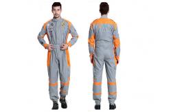 China Waterproof Long Sleeve Work Uniform Embroidery With Reflective Stripe Effect supplier