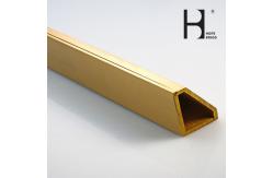 China Solid Brass Window Stop Bead Adjuster Brass H Sections Profiles supplier