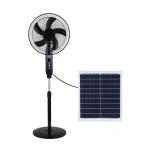 16'' Rechargeable Solar Powered Stand Fan With 25W Power And 20W Polysilicon Panel