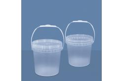 China Round Shape 3L Food Grade PP Plastic Pails Customized Personalized Logo With Printed supplier