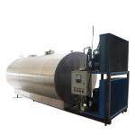 Food Grade Stainless Steel 10000L Milk Cooling Tank Milk Cold Storage Tank for sale
