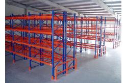 China Multi - Layer Very Narrow Aisle Racking Blue Orange Powder Coated Surface supplier