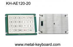 China Custom Layout 20 Keys Metal Numeric Keypad for Self - Service Kiosk supplier