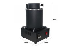 China Digital Jewelry Melting Furnace 1400W 2000F With 1 / 2/ 3KG Graphite Crucible supplier