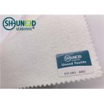 100% Polyester Plain Weave Woven Tie Interlining Fabric Single Side Brushed