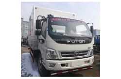 China Manual Transmission Foton 4X2 Van Cargo Dry Box Truck 80km/H 115kw 160HP supplier