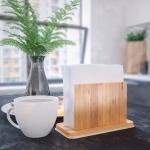 Home Decoration Bamboo Tissue Holder Box Covers No Plastic No Petrochemicals for sale