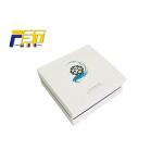 Corrugated Cardboard High End Gift Boxes , Square Shape Customized Paper Gift Box for sale