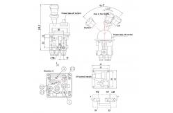 China HYVA JQF34-B 14750650H Slow Down Dump Truck Controls Manual Valves supplier
