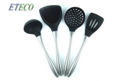 China High Temp Resistance Stainless Steel Kitchenware Set Thickened Handle supplier