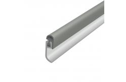 China Aluminum With PVC Rubber Strips Garage Door Bottom Seal Strip - MOQ 1000pcs supplier
