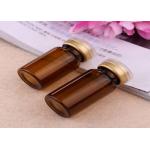 Clear Brown 10ml Glass Vials With Caps And Stoppers For The Steroides Inejction Oil for sale