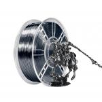 100% Bubble Free Toughness Enhanced Silk Iron Black PLA Filament For 3D Printing for sale