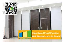 China Collapsing Aluminium Movable Partition Walls , Restaurant Portable Partition Walls supplier