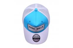 China Unisex 5 Panel Trucker Cap Cotton Trucker Hats Pre Curved Visor Sweatband supplier