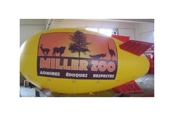 customized giant advertising lighting inflatable blimp balloon
