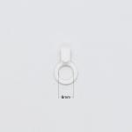 Nylon Coated Metal O Ring Bra Strap J Hook 6mm for sale