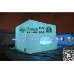 Cube Inflatable Wedding Party Tent With Led Lighting , Inflatable Cube Booth