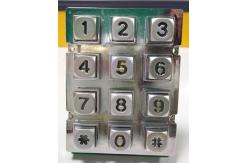 China Zinc Alloy Rugged Blue Backlight  12 keys Keypad with 9 Pin supplier